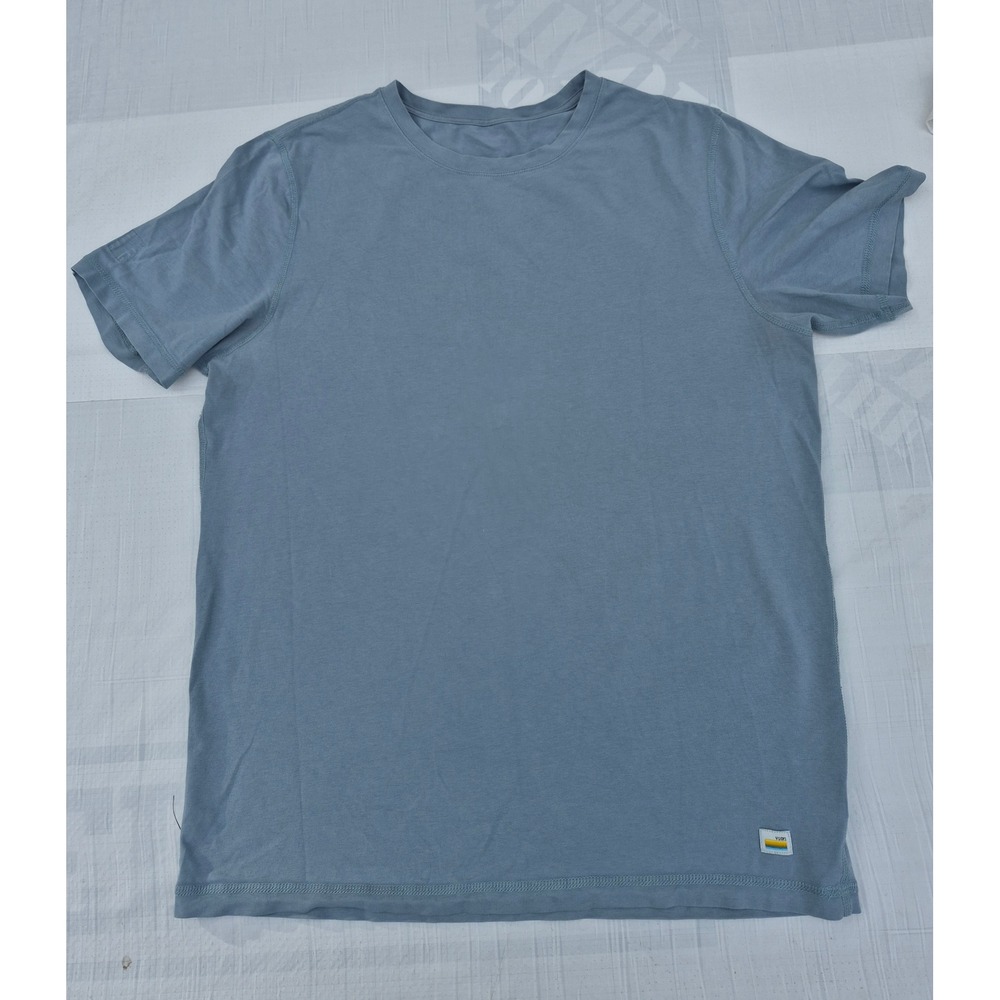 Vuori Tuvalu Tee Mens Medium Light Blue Pima Cotton Blend T-Shirt V101